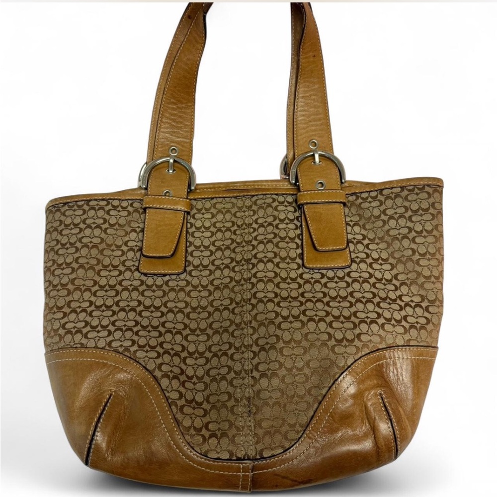 Coach vintage soho tote bag brown